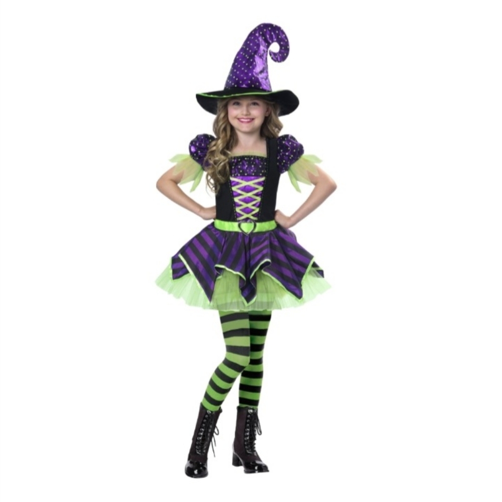 Girls Halloween Pretty Potion Witch Costume Size Small